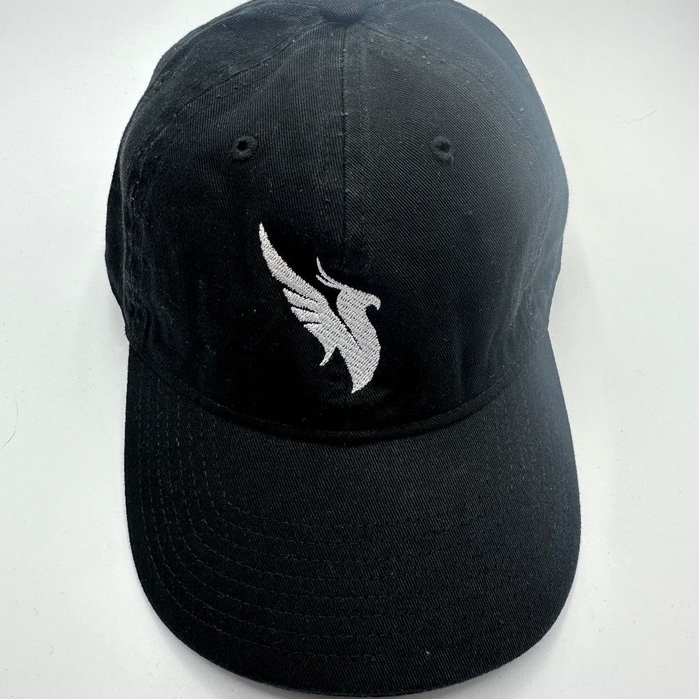 New Illenium Logo Embroidered Black Graphic Baseball Hat Cap One Size